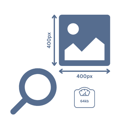 Screenshot of Image Size Finder interface